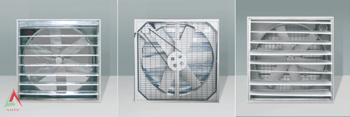 Axial fans square motion indirect